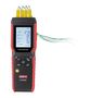 4-Channel thermometer -200.0°C~1372°C: Type-K; 7 types of thermocouples supported;APP and PC software;72000 groups;  UT325F 6935750532553