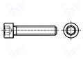 Screw; M3x12; 0.5; Head: cheese head; hex key; HEX 2.5mm; steel BOSSARD B3X12/BN272