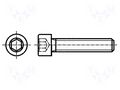 Screw; M6x16; 1; Head: cheese head; hex key; HEX 5mm; steel; DIN 912 BOSSARD B6X16/BN7