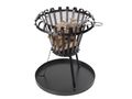 FIRE BASKET WITH ASH PLATE - ROUND BB650 5411244600126; 5410329609382