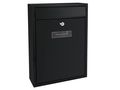 MAILBOX - IBIZA - BLACK - 36 x 26 x 8 cm BG40002 5411244820104; 5410329607913