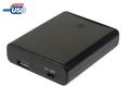 BATTERY HOLDER FOR 4 x AA-CELL (WITH USB CONNECTOR) + SWITCH BH341USB