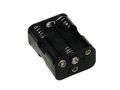BATTERY HOLDER FOR 6 x AA-CELL (WITH SNAP TERMINALS) BH363B