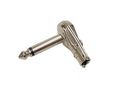 6.35mm 90░ MALE JACK CONNECTOR - NICKEL MONO CA025 5410329287764; 5410329237028