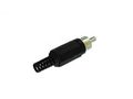RCA PLUG MALE - BLACK CA047B 5410329287894; 5410329218300