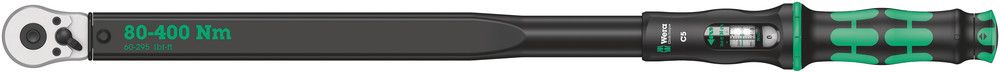 Click-Torque C 5 torque wrench with reversible ratchet, 80-400 Nm, 1/2"x80-400, Wera 05075624001