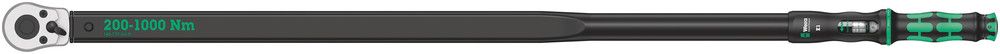 Click-Torque E 1 torque wrench with reversible ratchet, 200-1000 Nm, 3/4"x200-1000, Wera 05075630001