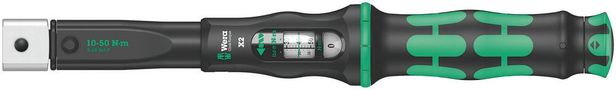 Click-Torque X 2 torque wrench for insert tools, 10-50 Nm, 9x12x10-50, Wera 05075652001