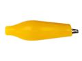 ALLIGATOR CLIP WITH BOOT 27mm - YELLOW CM5Y 5410329307431; 5410329307448