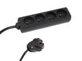 4-WAY SOCKET-OUTLET WITH SHRINK TUBE - 3G2.5 - 5 m- FRENCH SOCKET EB4STB25-5HQ