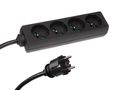 4-WAY SOCKET-OUTLET WITH SHRINK TUBE - 3G2.5 - 1.5 m - FRENCH SOCKET EB4STB25HQ
