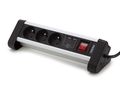 DESKTOP POWER OUTLET WITH 3 SOCKETS AND 2 USB CHARGING PORTS - 2.4 A - PIN EARTH EBP03DSUN1 5410329709181