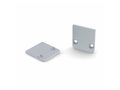 ANODIZED ALUMINIUM END CAP FOR SL15 FL PROFILE WITHOUT CABLE HOLE - SILVER EC-SL15-FL-H3 5410329724580; 5410329724580