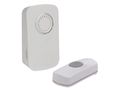 WIRELESS BATTERY OPERATED DOOR BELL KIT WITH 1 PUSH BUTTON EDM1 5410329669249; 5410329669256