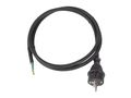 POWER CORD - RUBBER - 1.5 m - 3G1.5 - CEE 7/7 PLUG TO OPEN END EPC015R15 5410329445577