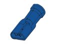 INSULATED FEMALE CONNECTOR 6.4mm BLUE FBMI 5410329306953; 5410329483197; 5410329504373