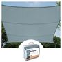 SHADE SAIL - RECTANGULAR - 4 x 3 m - COLOUR: LIGHT SLATE GREY GSS4430BG 5410329735821