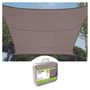 SHADE SAIL - SQUARE - 5 x 5 m - COLOUR: TAUPE GSS4500TA 5410329578053; 5410329587659