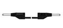INJECTION-MOULDED MEASURING LEAD 2mm 25cm / BLACK (MVL 2/25) HM020025 4002044163839; 4002044163846