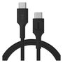 KABGC100PF120PBUSB-C cable 1.2m 100W Greencell PowerFlex Fast Charging PD Panther Black KABGC100PF120PB 5904326376175