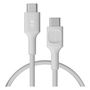 USB-C cable 0.3m 100W Greencell PowerStream Fast Charging PD Snow White KABGC100PS30SW 5904326376106