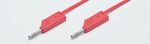 Test lead Ćø4mm Blue 25cm CAT I-140-35-531 140-35-531
