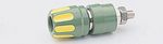 Binding post Ćø4mm Yellow/Green-140-72-294 140-72-294