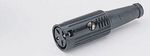 Female cable connector Black 5P 5 'D'-142-21-875 142-21-875
