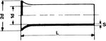 Ferrule 1mmĀ²/6mm PU=Pack of 100 pieces-148-19-231 148-19-231
