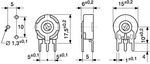 Trimmer Carbon 4.7 kOhm linear 0.25 W-164-40-051 164-40-051