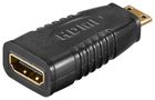 Perėjimas HDMI lizdas - mini HDMI kištukas AD/HDMI-F:MiniHDMI-M 4040849688416