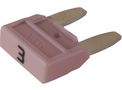 Automotive mini fuse 3A, RoHS BT/PLM/3A 5410329690816