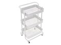 Kitchen trolley - Metal - White - 46 x 35 x 76,5 cm MP-041279 5410329761172