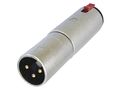 NEUTRIK - 3-POLE XLR MALE TO STEREO 1/4" LOCKING JACK NA3MJ 7613187004780