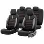 Car seat covers set OTOM LIMITED 101 BLACK/RED 3-ZIP, OTOM 8681892740476