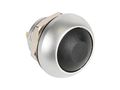 MINI ROUND METAL PUSH BUTTON WITH BLACK BUTTON 1P SPST OFF-(ON) R1398 5410329428136; 5410329494605