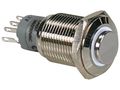 HIGH ROUND METAL SWITCH SPDT 1NO 1NC - WHITE RING R1710W 5410329380779; 5410329491208; 5410329529291