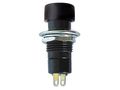 PUSH-BUTTON SWITCH OFF-(ON) BLACK R1821B/B/125 5410329666088; 5410329666095