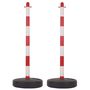 RED/WHITE PLASTIC POST FOR SECURITY CHAIN - 2 pcs SCP90 5410329378332; 5410329378332