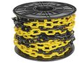 YELLOW/BLACK CHAIN 8 mm ON REEL - 25 m SCR8Y 5410329399450