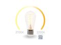 SMART WIFI FILAMENT BULB - WARM WHITE & INTENSE WARM WHITE - E27 - ST64 SMART1211 5410329723163