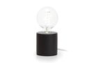 LAMP BASE - decorative lamp base - black - cylinder V-STAND-CYL-BL