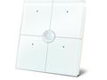 glass control module with 4 touch keys and built-in motion and twilight sensor, white VMBGP4PIRW 5410329611408