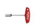 Wiha Nut driver with T-handle Square nickel-plated (01005) 6 mm x 125 mm WH01005 4010995010058