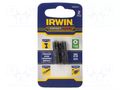 Screwdriver bit; Torx®; TX40; 1/4"; Kind: impact; 2pcs; IMPACT PRO IRWIN IRW-IW6061613