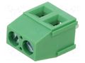Connector: PCB terminal block; terminal; VI; 16A; 300V; PIN: 2; 1x2 AMPHENOL ANYTEK VI0221520000G