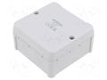 Enclosure: junction box; X: 88mm; Y: 88mm; Z: 49mm; IP54; grey HENSEL HENSEL-DP-9020