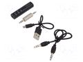 FM transmitter; black; 15m; Bluetooth: 5.0; Charge time: 1h SAVIO SAVFMTRANSTR-11B