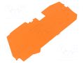 End plate; orange; 2116 WAGO 2116-1292