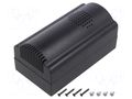 Enclosure: for alarms; X: 85mm; Y: 85mm; Z: 35.5mm; ABS; black; TERMAL SUPERTRONIC PP077BN